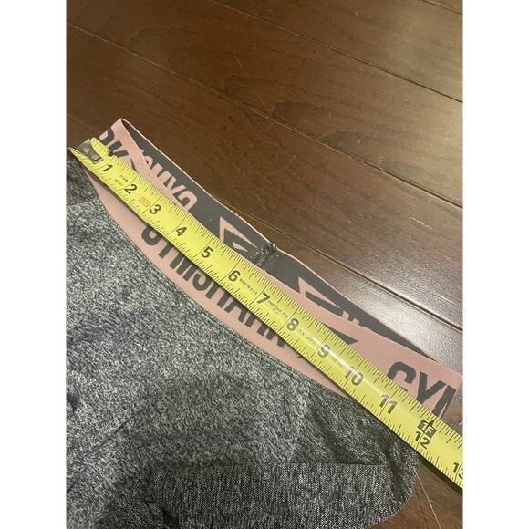 Gymshark Flex High Waisted Women’s Leggings 7/8 Length Crop Size M Gray Pink - Picture 4 of 5